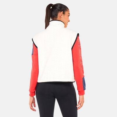 New Balance Women's Heatloft Vest Beige New Balance Women's Heatloft Vest Beige