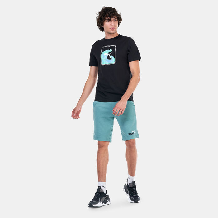 PUMA Men's Graphics Summer T-Shirt Black PUMA Men's Graphics Summer T-Shirt Black image number 2