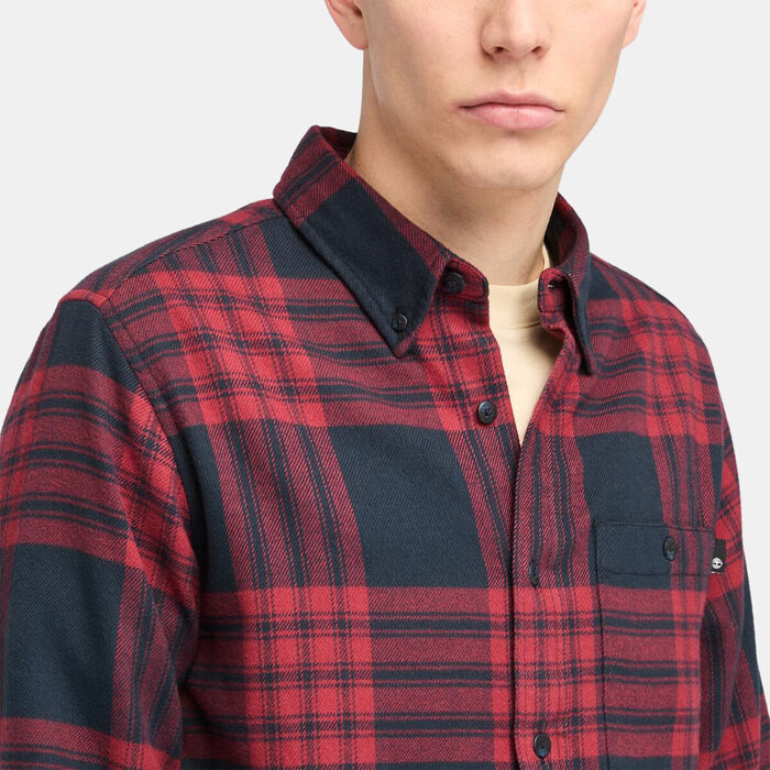 Timberland Men's Flannel Check Shirt Blue Timberland Men's Flannel Check Shirt Blue image number 3