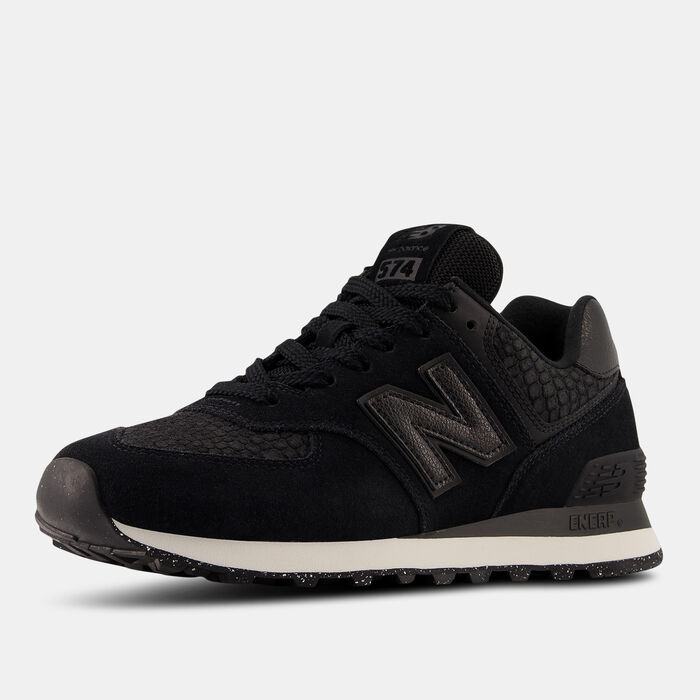 New Balance Women's 574 Shoes Black image number 1