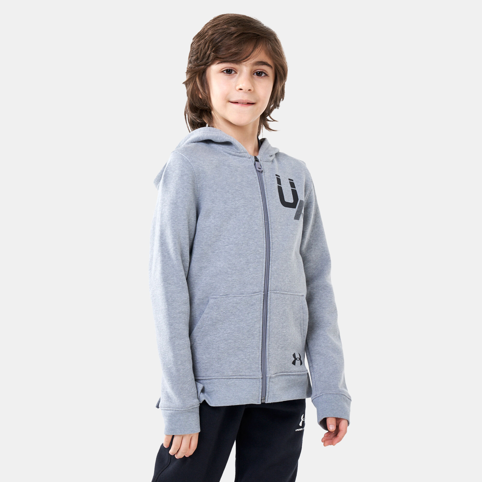 Under armour ribbed sales hoodie