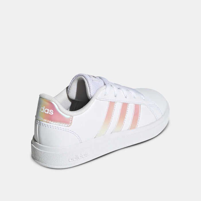 adidas Kids' Grand Court 2.0 Tennis Shoes White adidas Kids' Grand Court 2.0 Tennis Shoes White image number 4