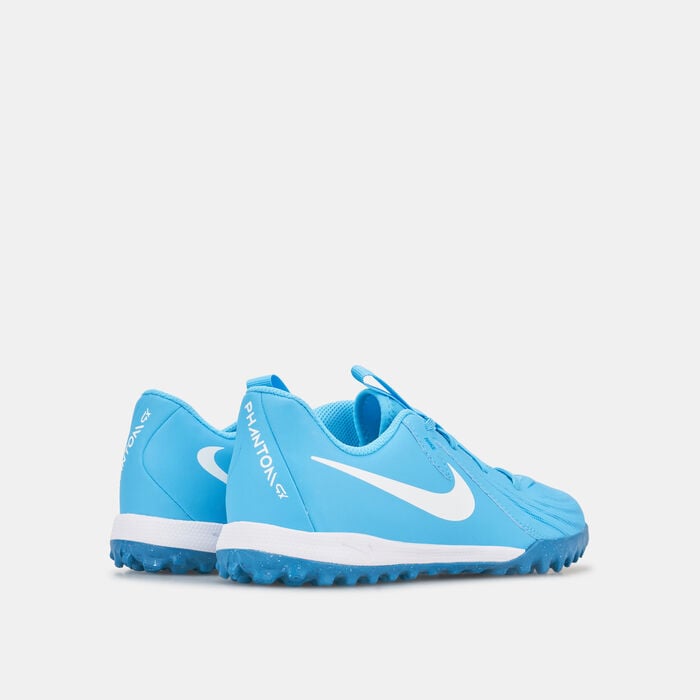 Nike Kids' Phantom GX 2 Academy Turf Ground Football Shoes (Younger Kids) Blue Nike Kids' Phantom GX 2 Academy Turf Ground Football Shoes (Younger Kids) Blue image number 2