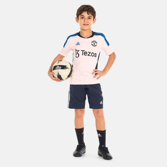 adidas Kids' Manchester United Condivo 22 Training Jersey Pink adidas Kids' Manchester United Condivo 22 Training Jersey Pink image number 2
