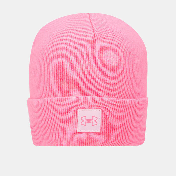 Under Armour Women's Halftime Cuff Beanie Pink Under Armour Women's Halftime Cuff Beanie Pink image number 0