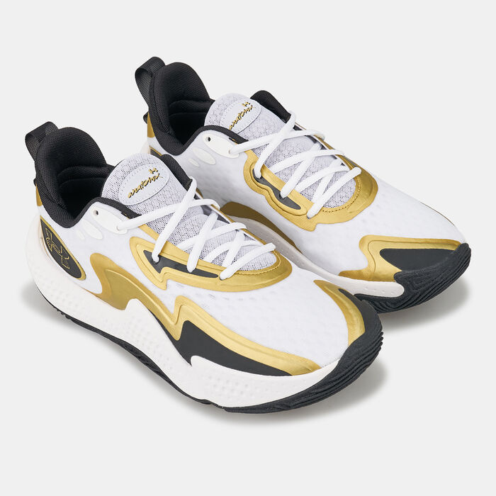 Under Armour UA Spawn 5 Basketball Shoe White image number 1