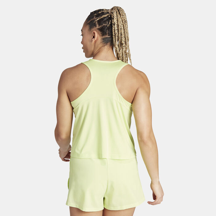 adidas Women's AEROREADY Hyperglam Training Tank Top Green adidas Women's AEROREADY Hyperglam Training Tank Top Green image number 1