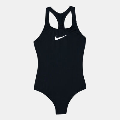Nike Swim Kids' Racerback 1-Piece Swimsuit (Older Kids) Black