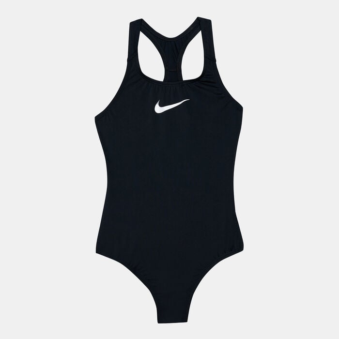 Nike Swim Kids' Racerback 1-Piece Swimsuit (Older Kids) Black Nike Swim Kids' Racerback 1-Piece Swimsuit (Older Kids) Black image number 0