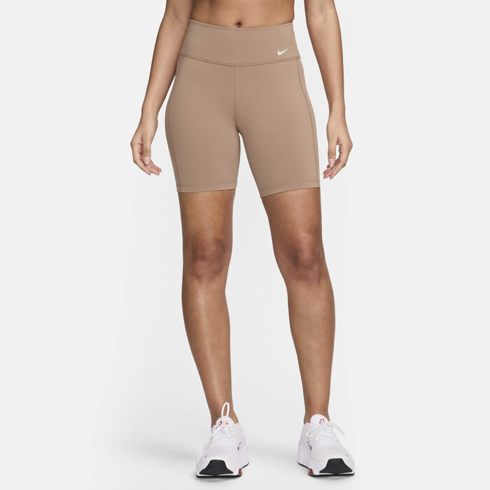 Nike Women's One Leak Protection: Period Mid-Rise Biker Shorts Black Nike Women's One Leak Protection: Period Mid-Rise Biker Shorts Black image number 0