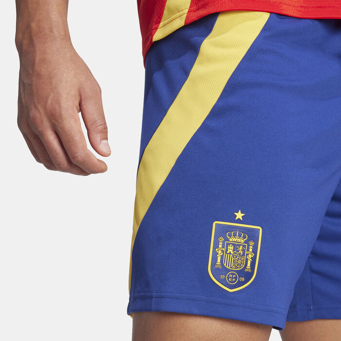 adidas Men's Spain Replica Home Football Shorts - 2024 Blue image number 6