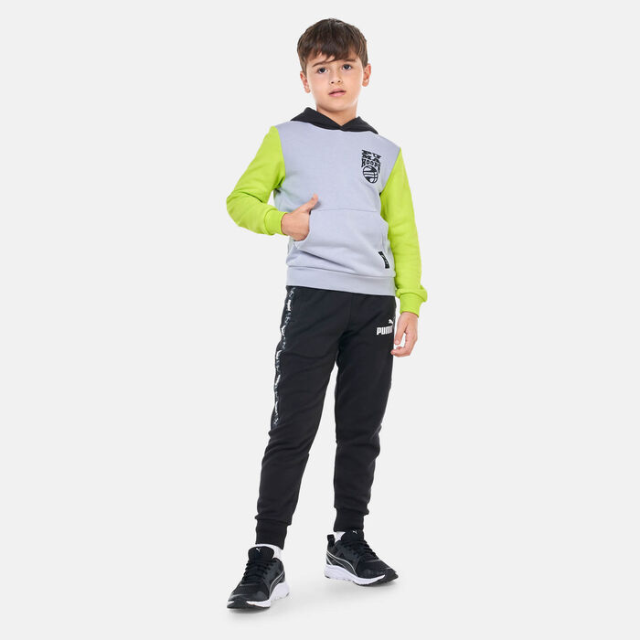 PUMA Kids' Blueprint Basketball Hoodie Grey PUMA Kids' Blueprint Basketball Hoodie Grey image number 2