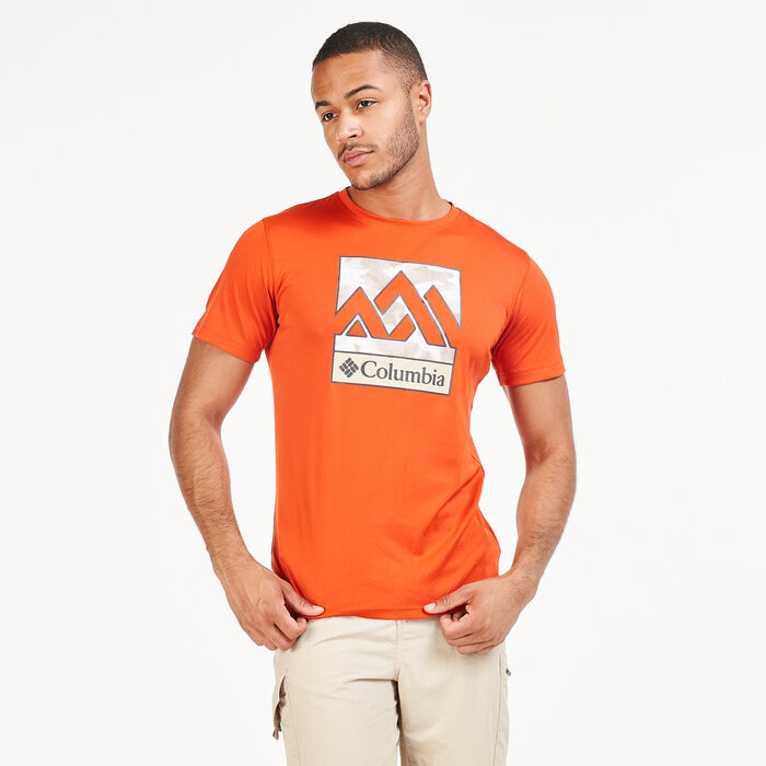 Columbia Men's Zero Rules Graphic T-Shirt Orange Columbia Men's Zero Rules Graphic T-Shirt Orange image number 0
