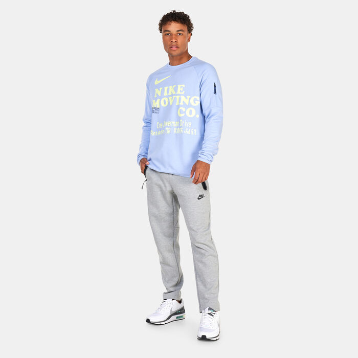 Nike Men's Dri-FIT Long-Sleeve Fitness Top Blue Nike Men's Dri-FIT Long-Sleeve Fitness Top Blue image number 2