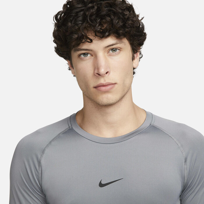 Nike Men's Pro Dri-FIT Training Top Grey Nike Men's Pro Dri-FIT Training Top Grey image number 2