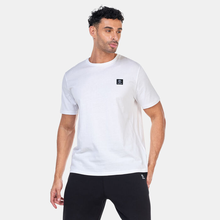 Timberland Men's Woven Badge T-Shirt White Timberland Men's Woven Badge T-Shirt White image number 0