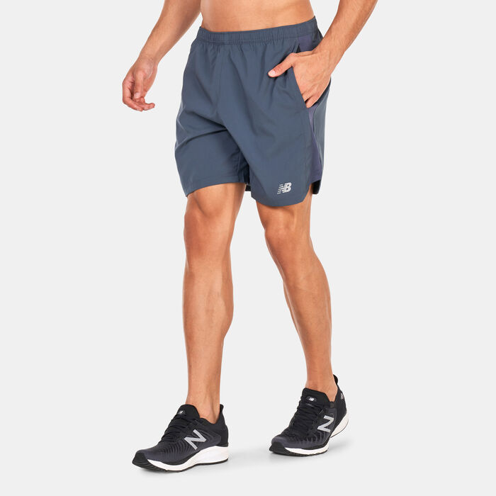 New Balance Men's Accelerate Training Shorts Green New Balance Men's Accelerate Training Shorts Green image number 0