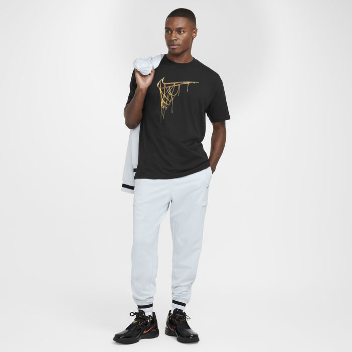 Nike Men's Max90 Basketball T-Shirt Black Nike Men's Max90 Basketball T-Shirt Black image number 4