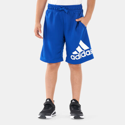 adidas Kids' Designed 2 Move Logo Shorts Blue adidas Kids' Designed 2 Move Logo Shorts Blue