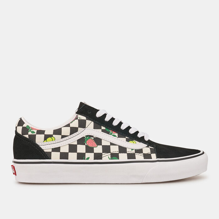 Vans Fruit Checkerboard Old Skool Unisex Shoe Black Vans Fruit Checkerboard Old Skool Unisex Shoe Black image number 0