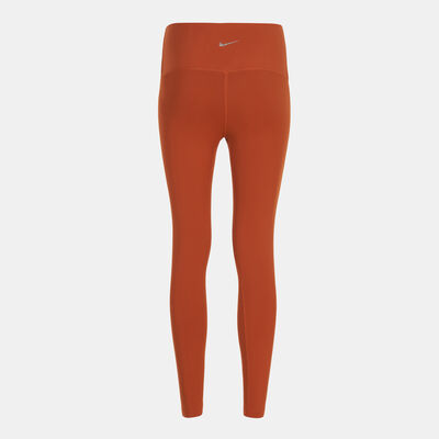 Nike Women's Yoga High-Waisted 7/8 Leggings Orange