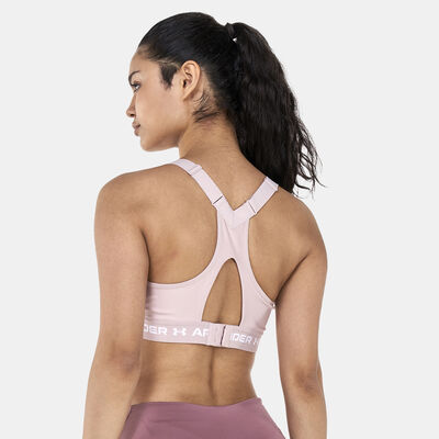 Under Armour Women's Armour High Crossback Sports Bra Pink Under Armour Women's Armour High Crossback Sports Bra Pink