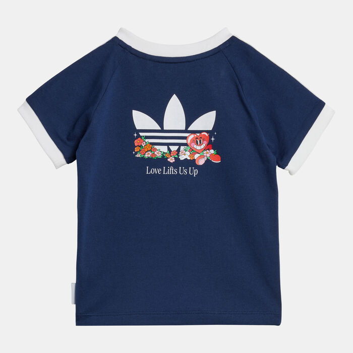 adidas Originals Kids' T-Shirt and Shorts Set Blue adidas Originals Kids' T-Shirt and Shorts Set Blue image number 3