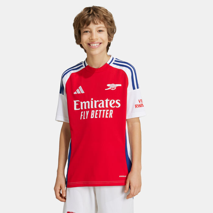 adidas Kids' Arsenal Replica Home Football Jersey - 2024/25 White image number 0