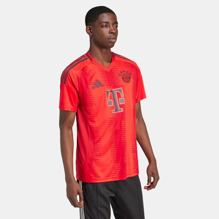 adidas Men's Bayern Munich Replica Home Football Jersey - 2024/25 Red adidas Men's Bayern Munich Replica Home Football Jersey - 2024/25 Red image number 2