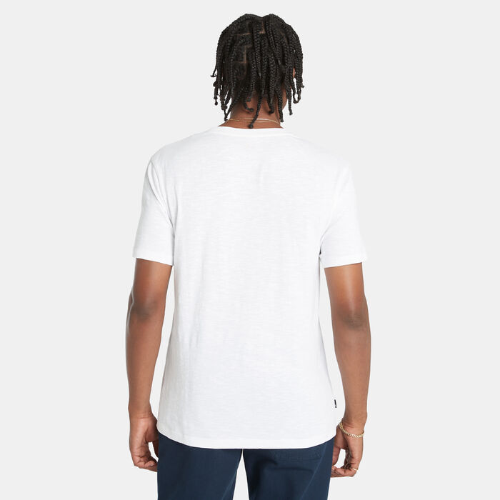 Timberland Men's TFO Mountain Logo T-Shirt White Timberland Men's TFO Mountain Logo T-Shirt White image number 1