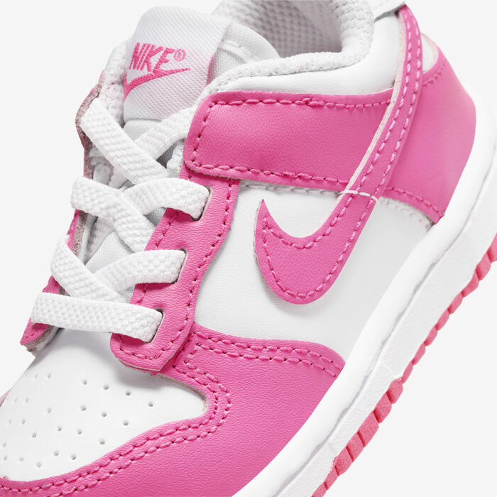 Nike Kids' Dunk Low Shoes Pink Nike Kids' Dunk Low Shoes Pink image number 6