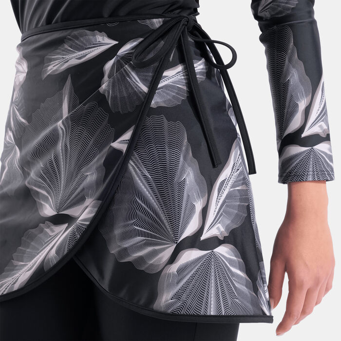 Arena Women's Modesty Swimming Skirt Black Arena Women's Modesty Swimming Skirt Black image number 3
