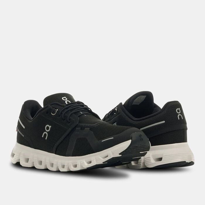 On Women's Cloud 6 Running Shoes Black On Women's Cloud 6 Running Shoes Black image number 1
