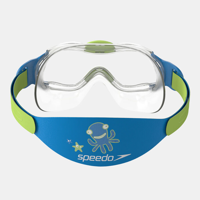 Speedo Sea Squid Mask Swimming Goggles Blue Speedo Sea Squid Mask Swimming Goggles Blue image number 1