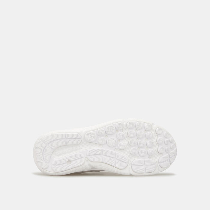 Under Armour Kids' UA Assert 10 AC Uniform Synthetic Running Shoe (Younder Kids) White image number 4