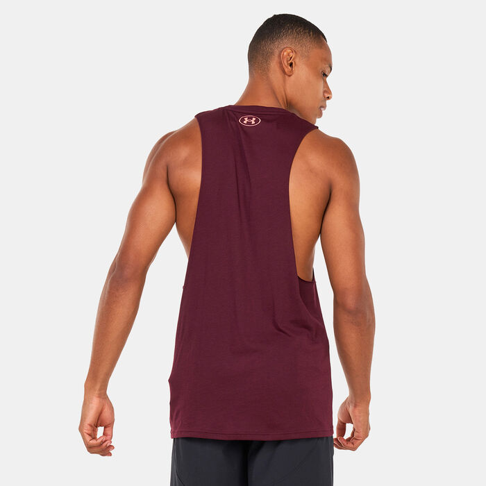 Under Armour Men's Project Rock Brahma Bull Tank Top Red Under Armour Men's Project Rock Brahma Bull Tank Top Red image number 1