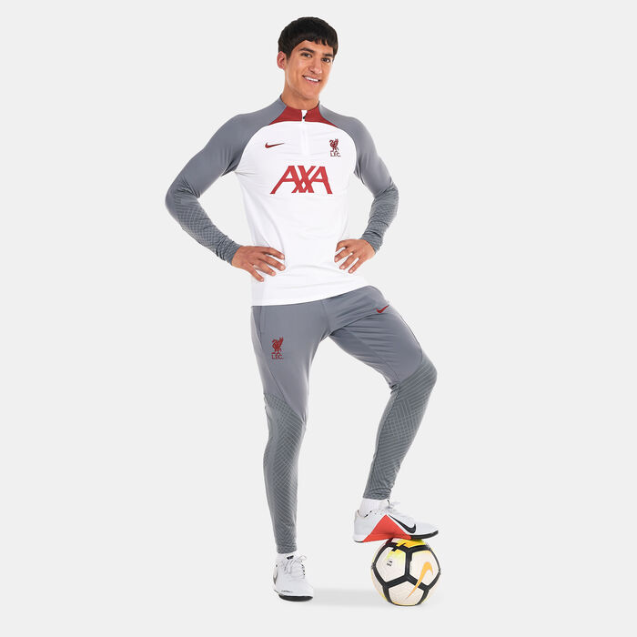 Nike Men’s Liverpool F.C. Dri-FIT Strike Drill Top White Nike Men’s Liverpool F.C. Dri-FIT Strike Drill Top White image number 2