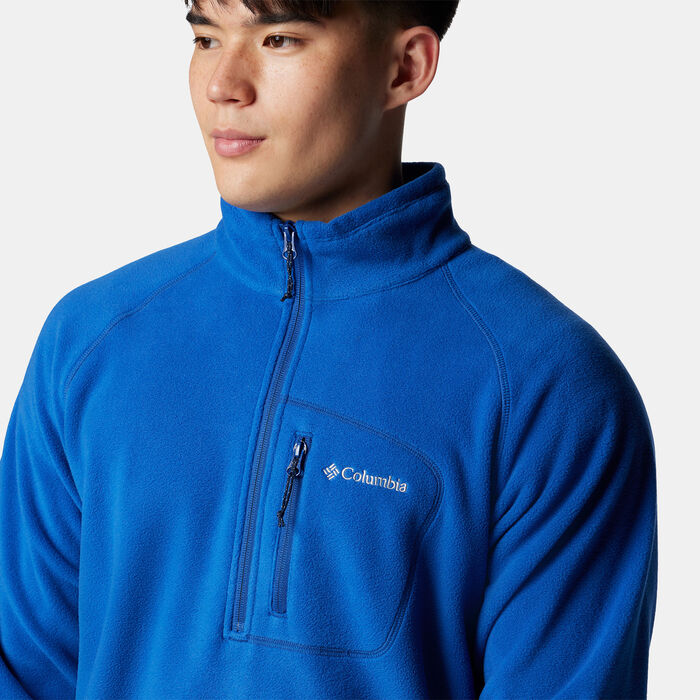 Columbia Men's Fast Trek™ III Half Zip Fleece Jacket Blue Columbia Men's Fast Trek™ III Half Zip Fleece Jacket Blue image number 3