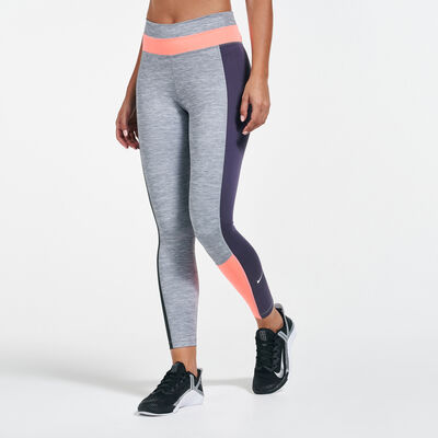 Nike Women's One Heathered Leggings Grey