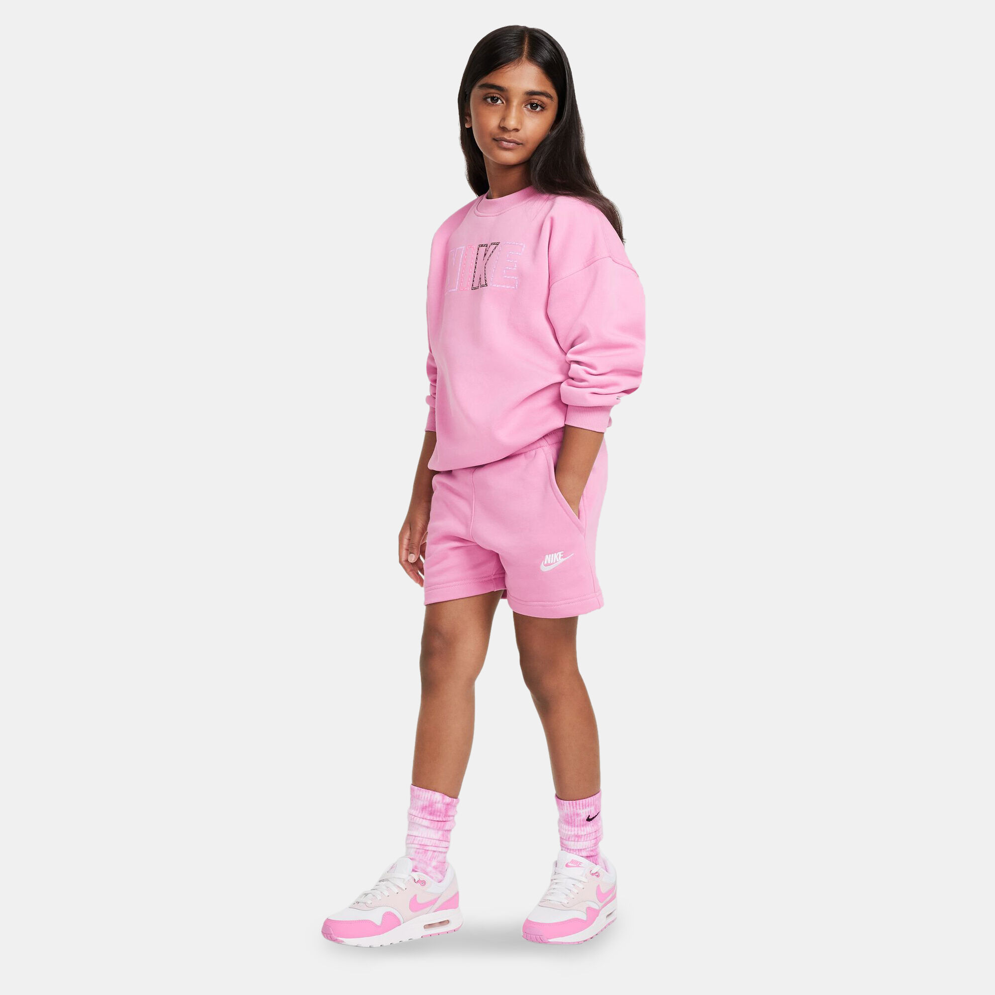 Nike club fleece shorts pink new arrivals