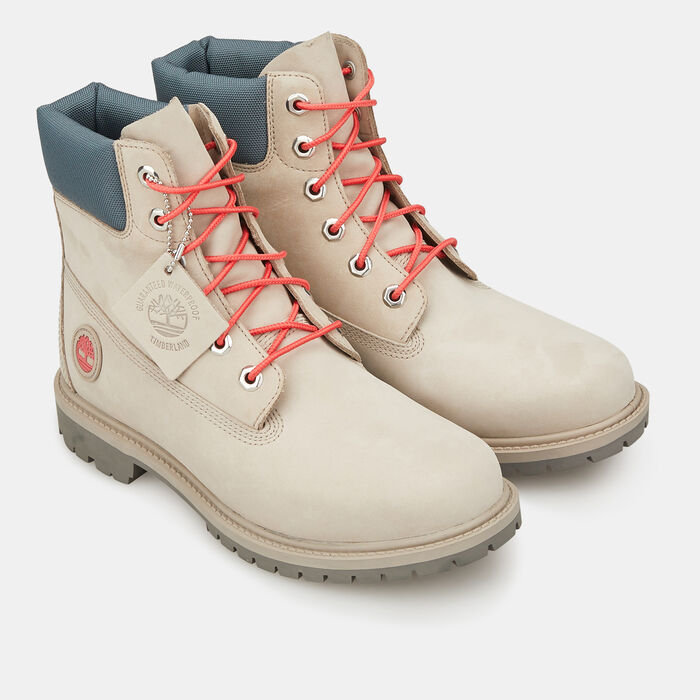 Timberland Women's 6-Inch Heritage Cupsole Waterproof Boot Beige Timberland Women's 6-Inch Heritage Cupsole Waterproof Boot Beige image number 1