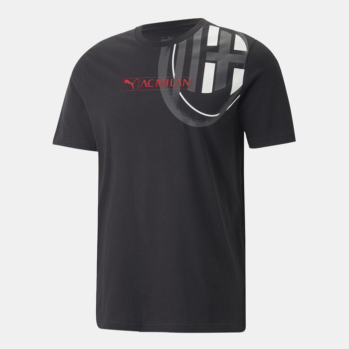 PUMA Men's A.C. Milan ftblLegacy T-Shirt Black PUMA Men's A.C. Milan ftblLegacy T-Shirt Black image number 0