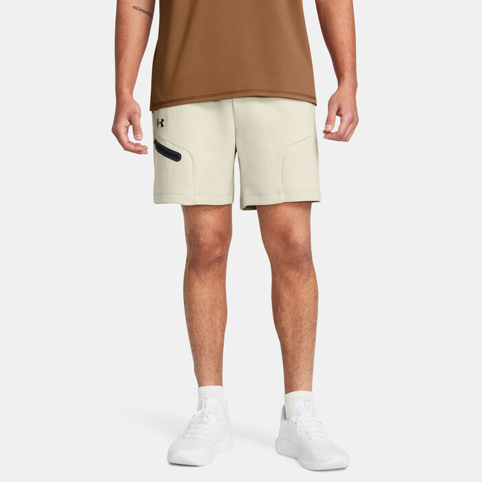 Under Armour Men's Unstoppable Fleece Shorts White Under Armour Men's Unstoppable Fleece Shorts White image number 0