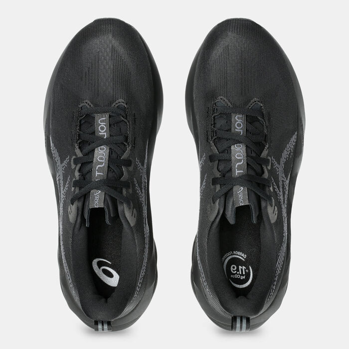 ASICS Men's NOVABLAST 5 Wide Running Shoes Black ASICS Men's NOVABLAST 5 Wide Running Shoes Black image number 5