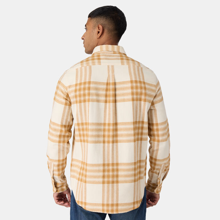 Timberland Men's Flannel Check Shirt Beige image number 1