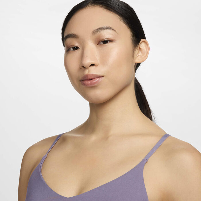 Nike Women's Indy Light-Support Training Sports Bra Grey Nike Women's Indy Light-Support Training Sports Bra Grey image number 2
