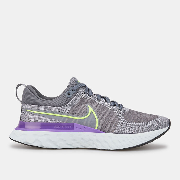 Nike Men's React Infinity Flyknit Shoe Grey Nike Men's React Infinity Flyknit Shoe Grey image number 0