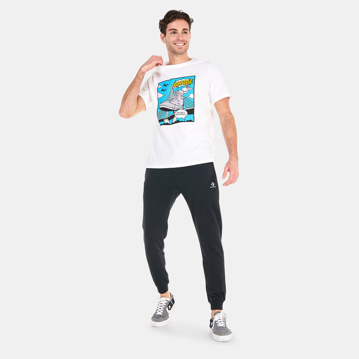 Converse Men's Shoe Hero T-Shirt White Converse Men's Shoe Hero T-Shirt White image number 2