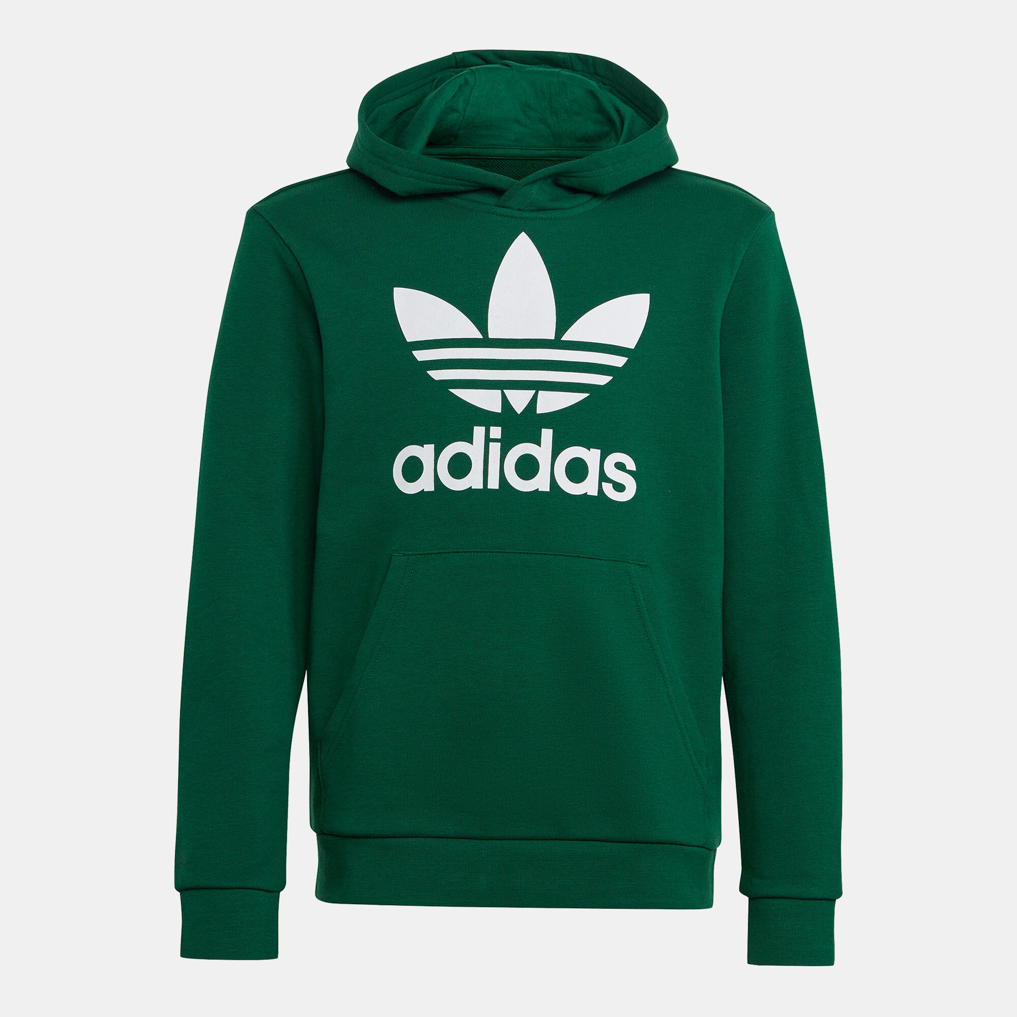 Adidas trefoil hoodie long new arrivals