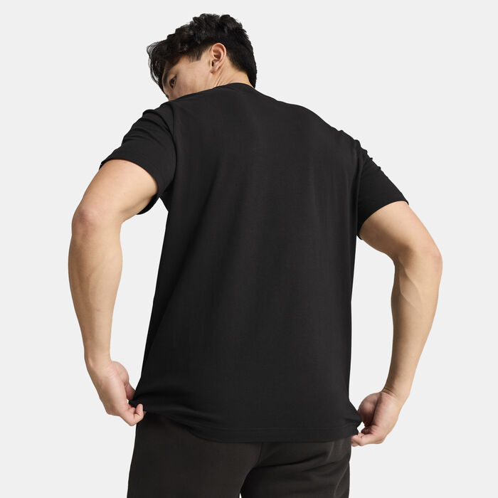 PUMA Men's Essentials+ Tape T-Shirt Black image number 1